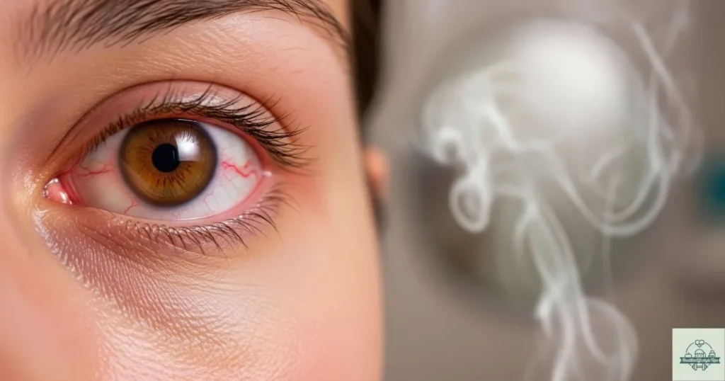 What Causes Red Eyes After Showering?