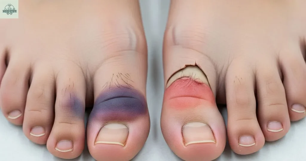 What's the Difference Between a Broken and Bruised Toe?