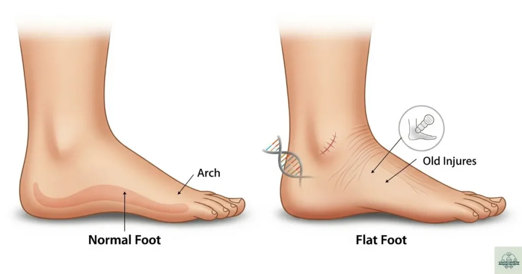 What Are Flat Feet and Why Do They Occur?