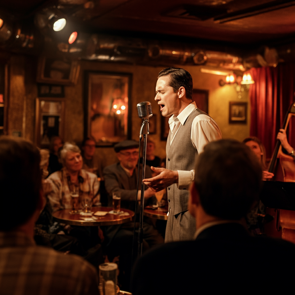 Use this image in the conclusion to celebrate his ongoing contributions to music and performance, leaving readers with an inspiring visual.