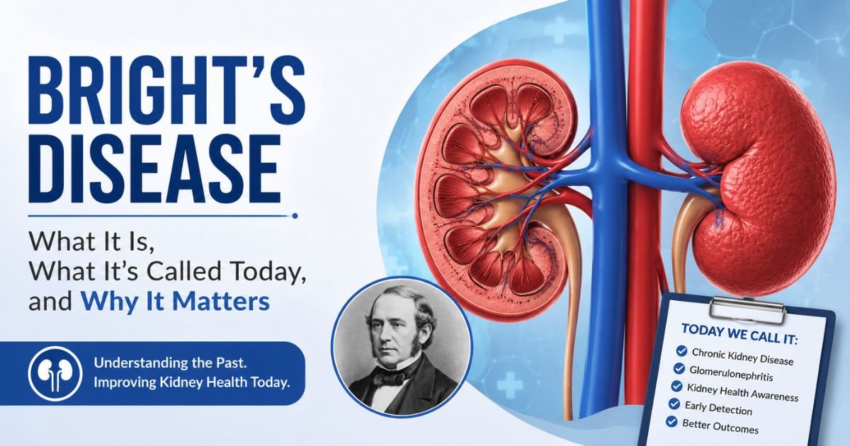 Bright's Disease What It Is, What It's Called Today, and Why It Matters