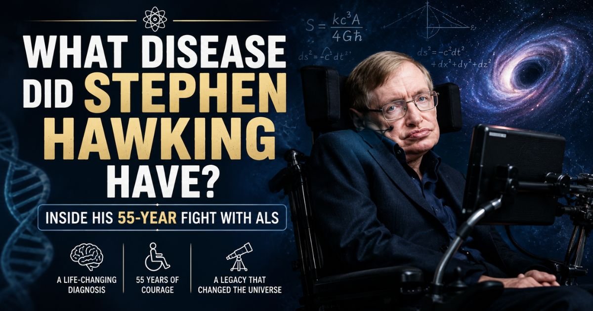 What Disease Did Stephen Hawking Have? Inside His 55-Year Fight with ALS