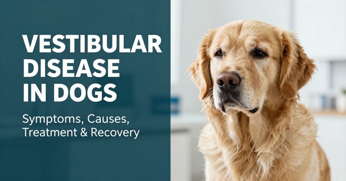 Vestibular Disease in Dogs Symptoms, Causes, Treatment & Recovery